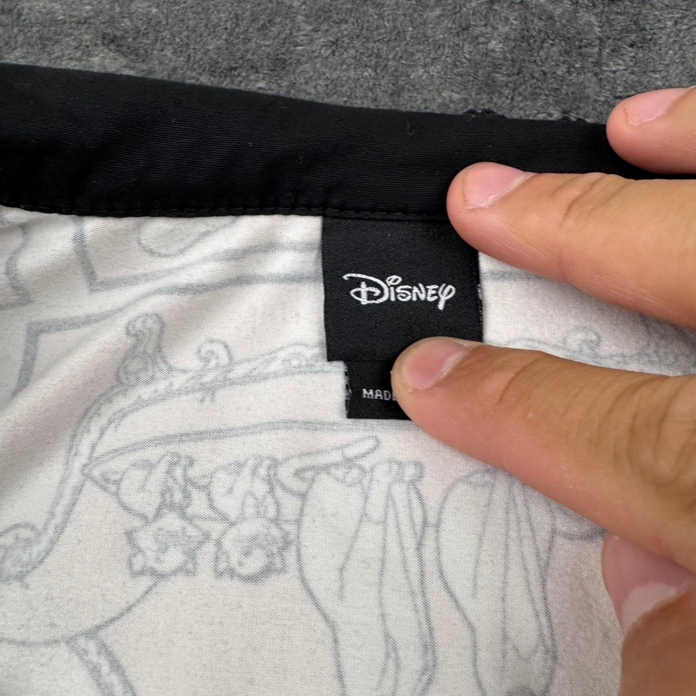 Disney The Aristocats Marie Comic Strip Skater Dress Pink Black Lace Small